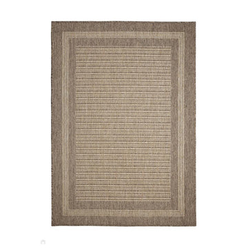 Flatweave Gel Border Latte Rug-Melrose-Rug Love - The Most Loved Rug Store